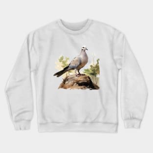 Collared Dove Crewneck Sweatshirt